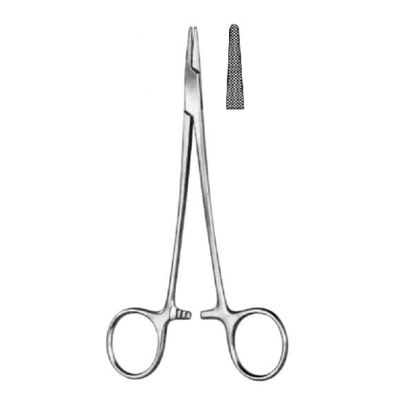 Иглодержатель общехирургический, 125 мм