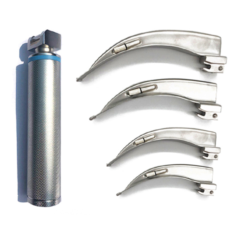 Ларингоскоп оптоволоконный (набор с 4-мя клинками)