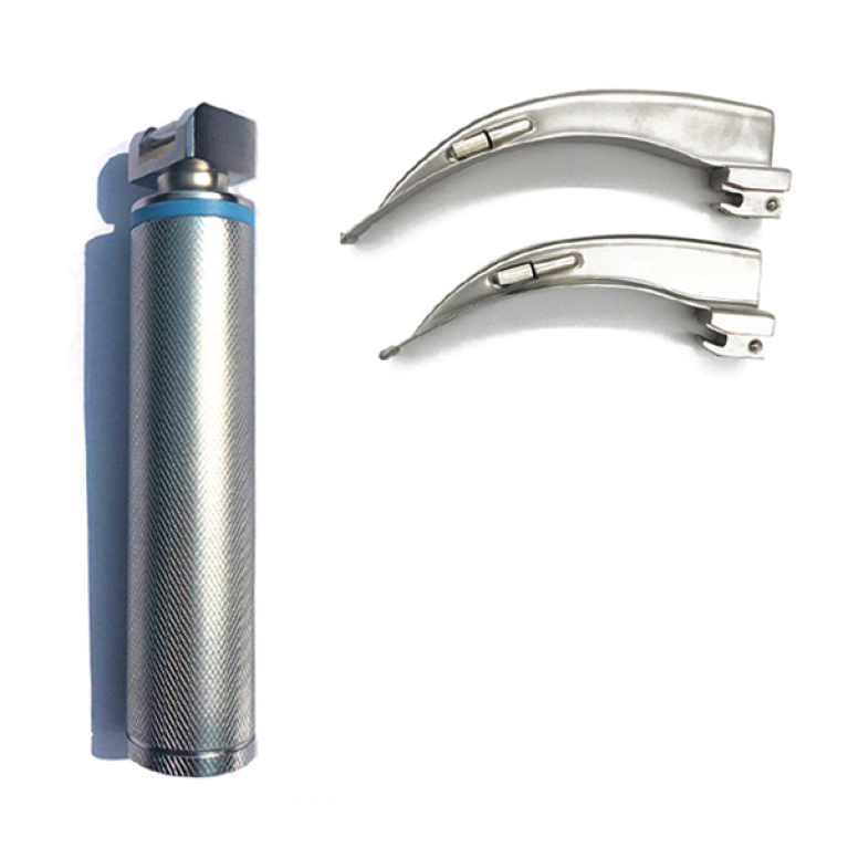 Ларингоскоп детский оптоволоконный (набор с 2-мя клинками)