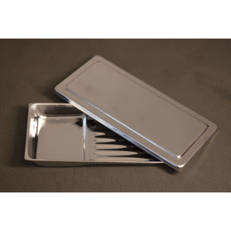 Лоток стоматологический ЛМС на 8 инструментов с крышкой