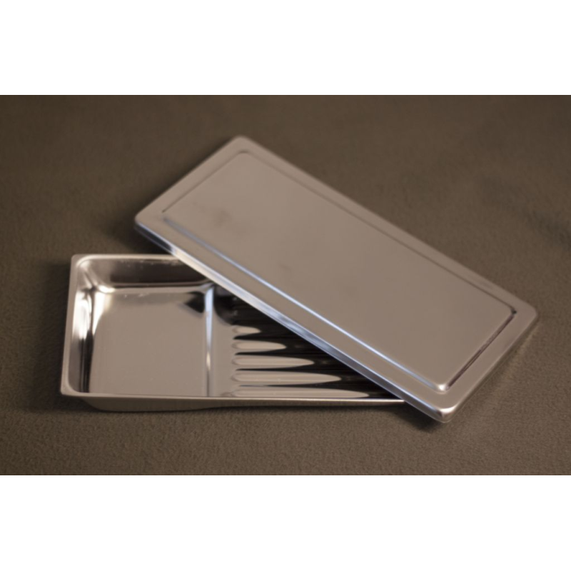 Лоток стоматологический ЛМС на 8 инструментов с крышкой