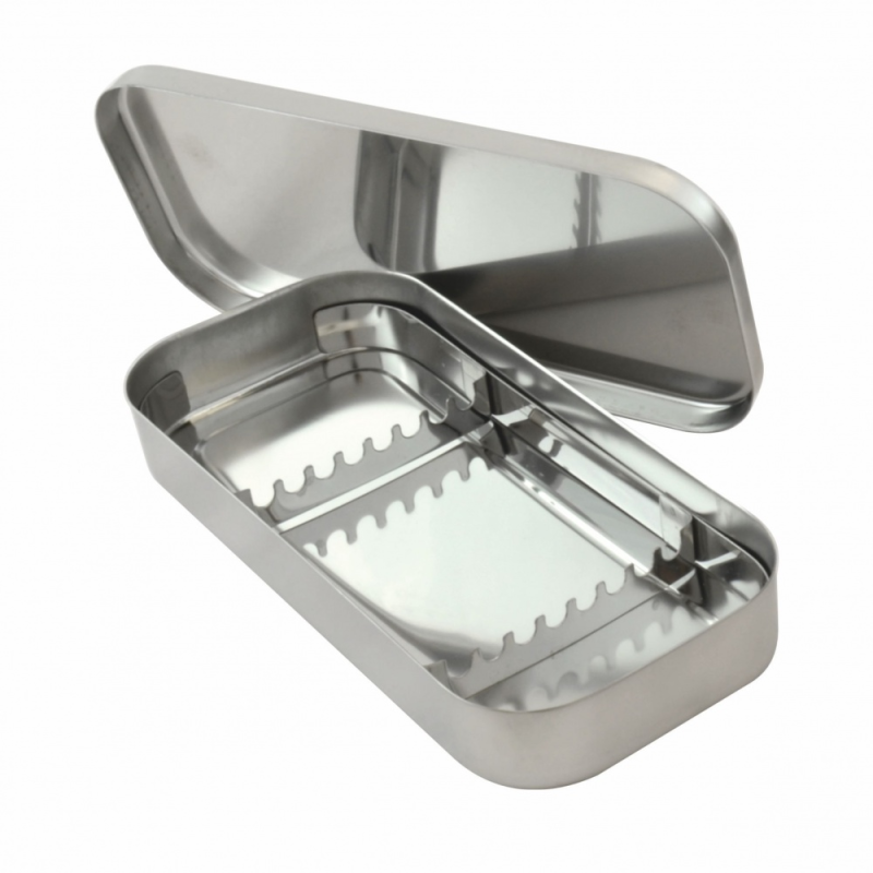 Лоток стоматологический ЛМСУ с крышкой и укладкой