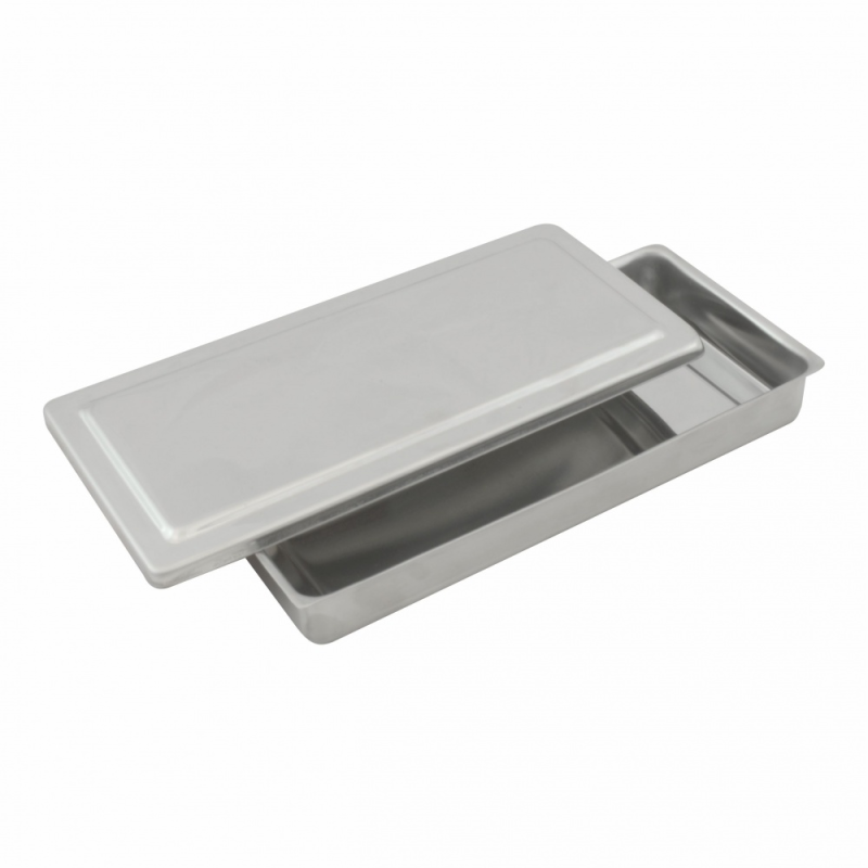 Лоток стоматологический ЛМС (О), 195*90*25 мм с крышкой