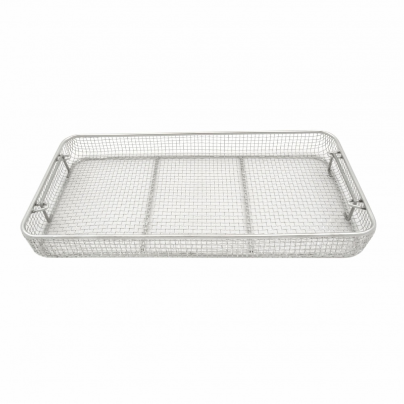 Корзина сетчатая с ручками КСр, 450*225*50 мм