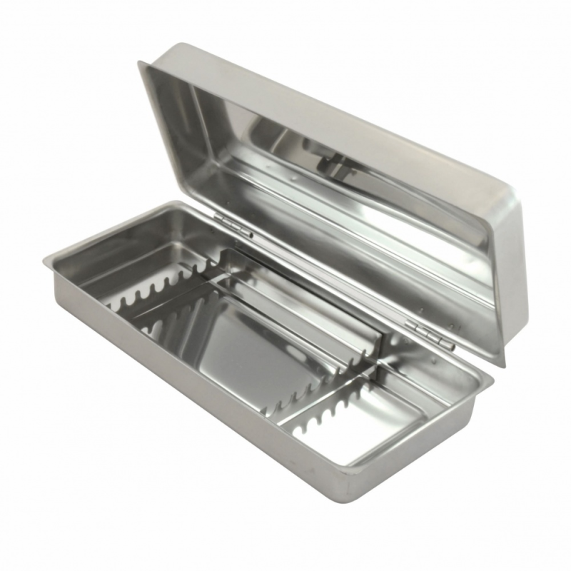 Лоток стоматологический ЛМСК с крышкой и ложементом