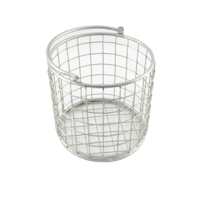 Корзина проволочная цилиндрическая КПЦ с ручками 240*180