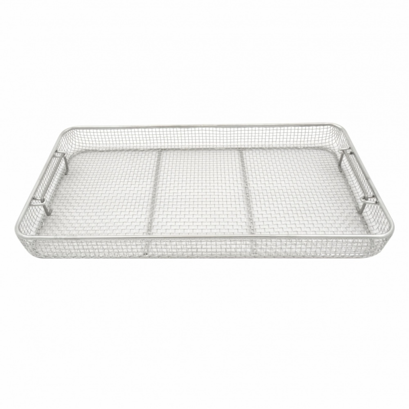 Корзина сетчатая с ручками КСр, 480*250*50 мм