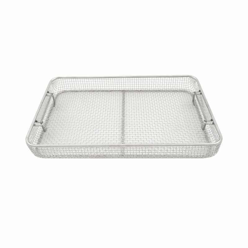 Корзина сетчатая с ручками КСр, 405*250*50 мм