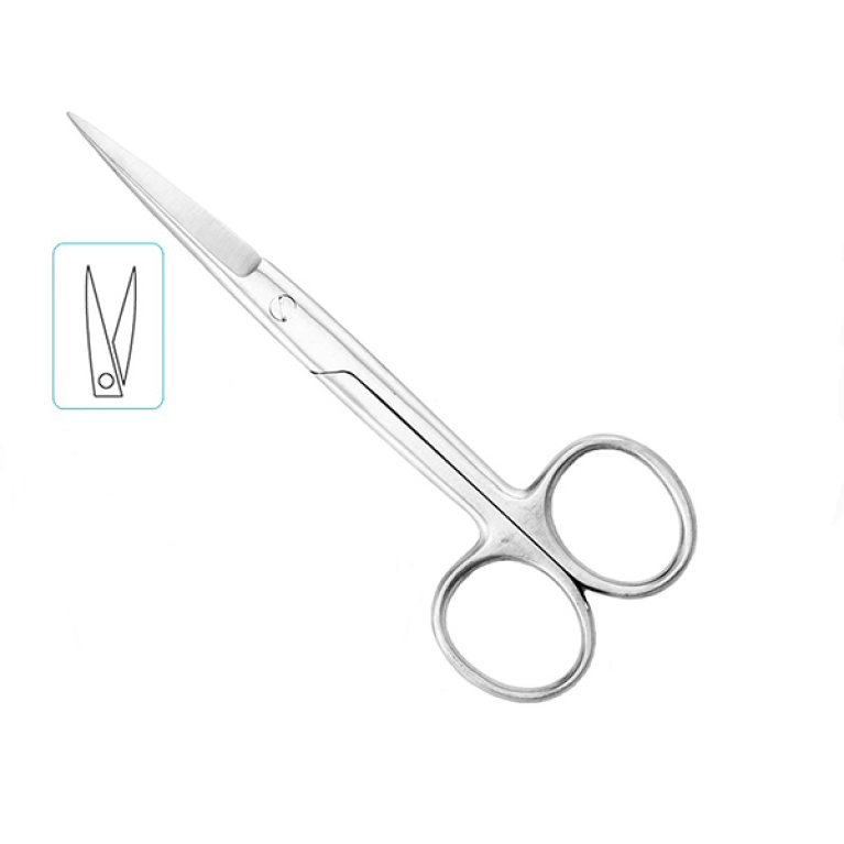 Ножницы остроконечные 140 мм прямые ТВС