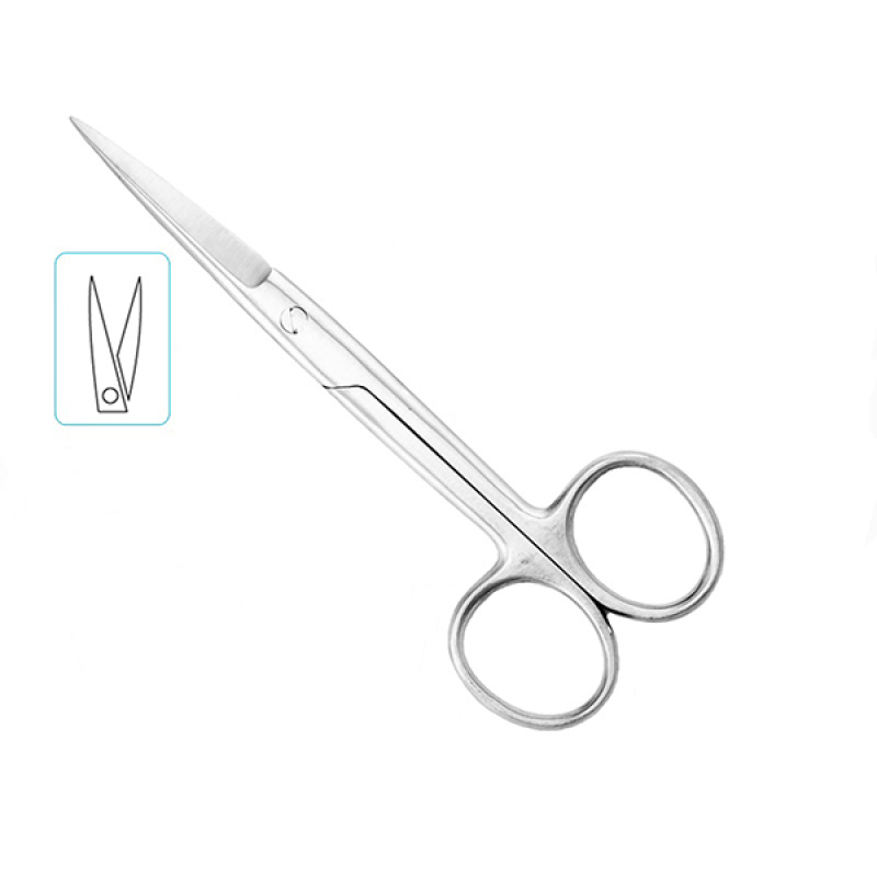 Ножницы остроконечные 140 мм прямые ТВС