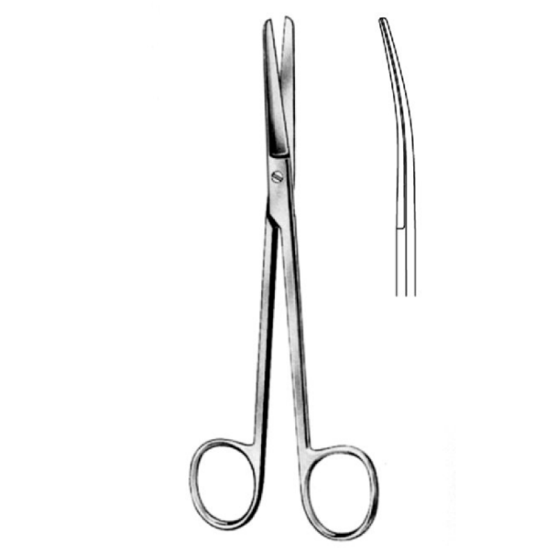 Ножницы хирургические изогнутые 150 мм