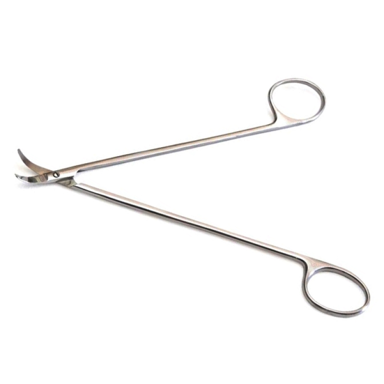 Ножницы сосудистые изогнутые по радиусу, 158 мм