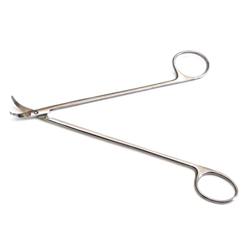 Ножницы сосудистые изогнутые по радиусу, 158 мм