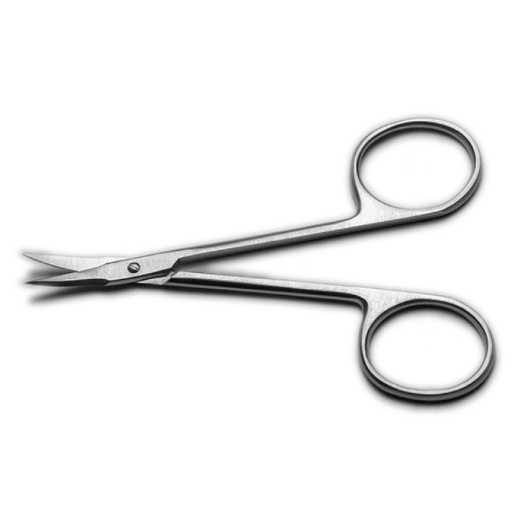 Ножницы глазные для снятия швов изогнутые 110 мм