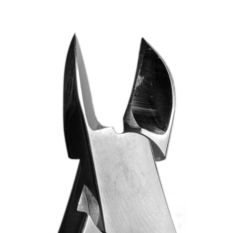 Кусачки для ногтей изогнутые, 120 мм (1 пружина)