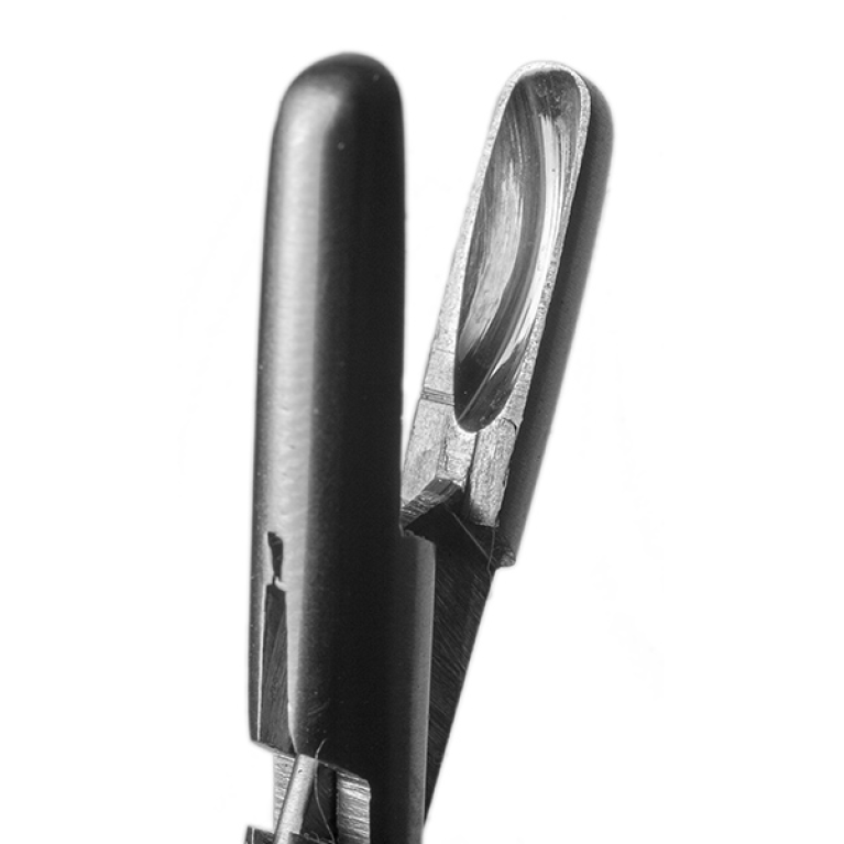 Щипцы гортанные полипные с раскрытием подвижной губки вверх