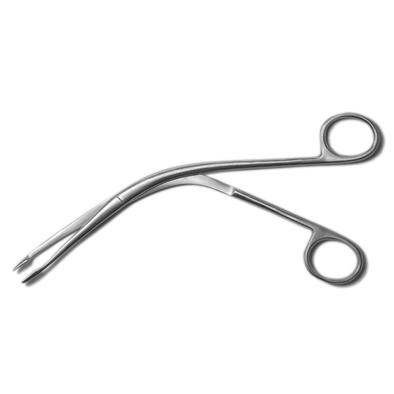 Щипцы тампонные носовые, изогнутые, 200 мм