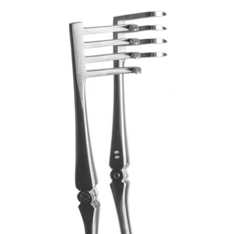 Ранорасширитель нейрохирургический с острыми губками