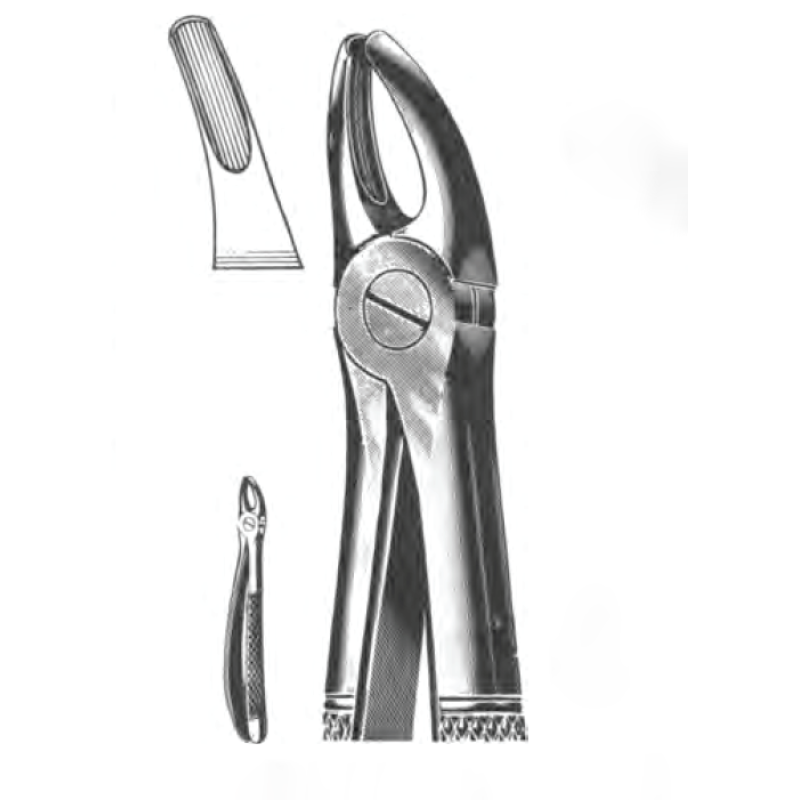 Щипцы №7 для удаления верхних клыков и премоляров