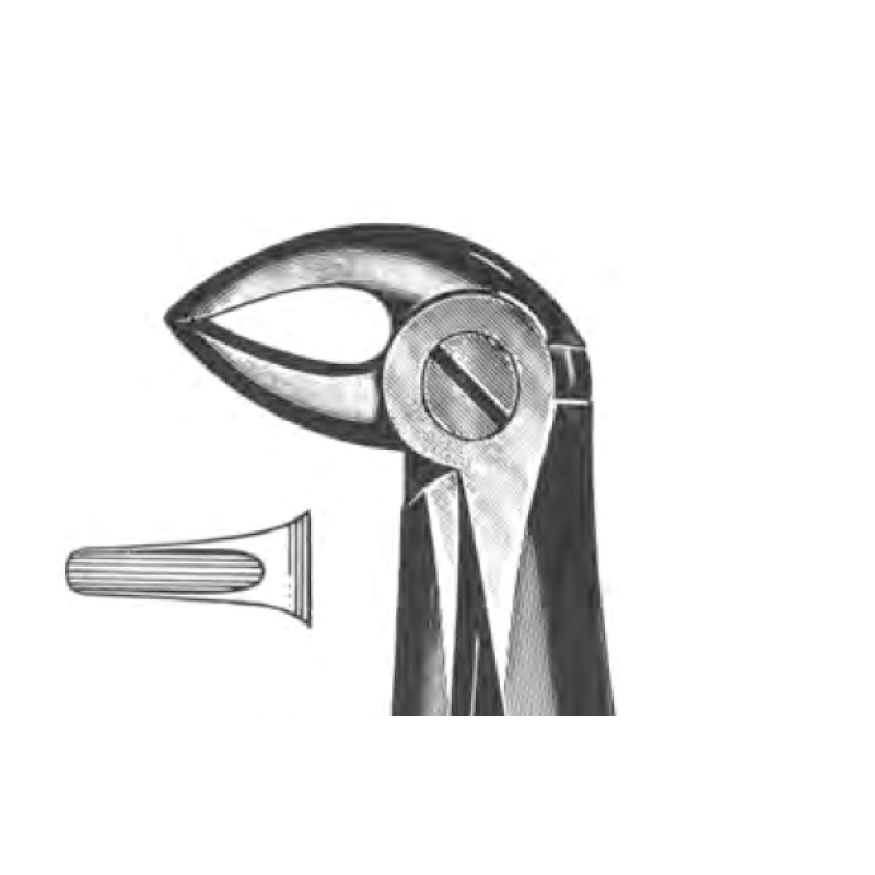 Щипцы №567 для удаления корневых зубов нижней челюсти детские