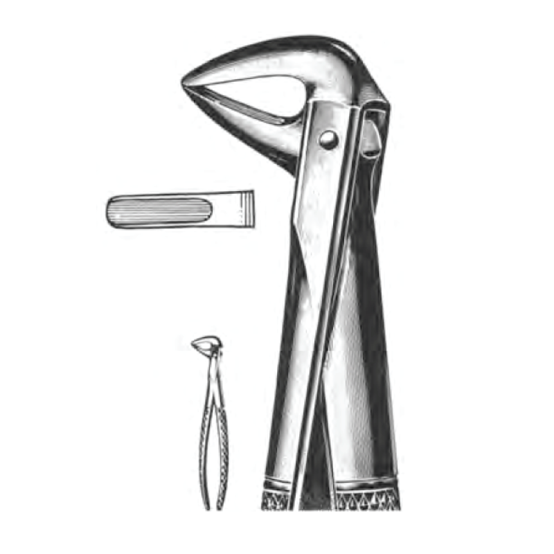 Щипцы №74 для удаления нижних корневых зубов