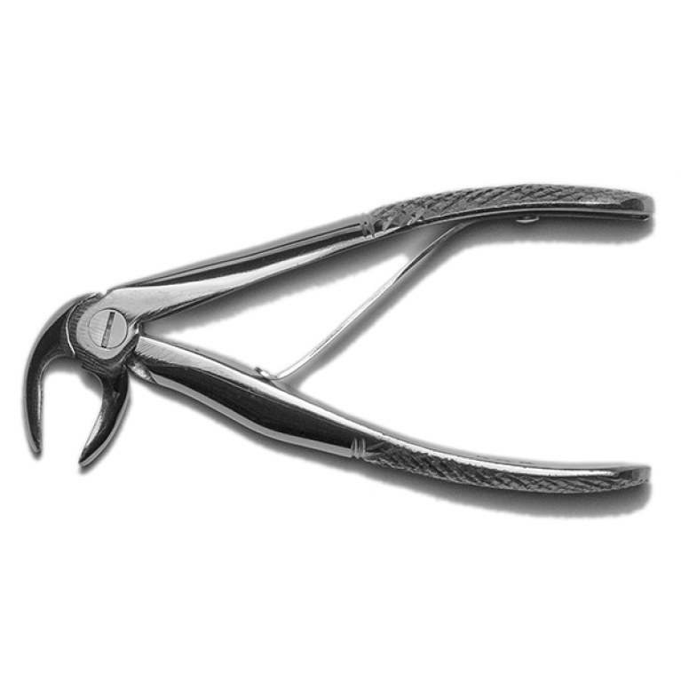 Щипцы для удаления клыков верхней и нижней челюстей детские