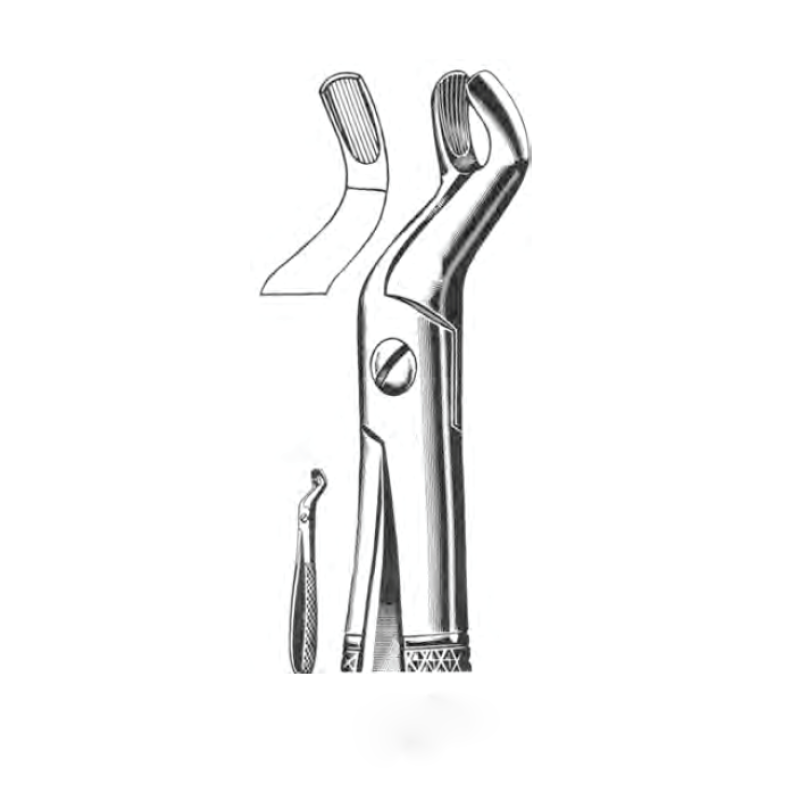 Щипцы №67 для удаления третьих моляров верхней челюсти