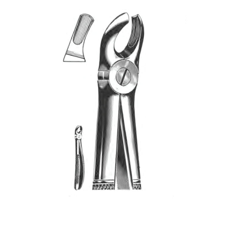 Щипцы №18 для удаления левых моляров верхней челюсти
