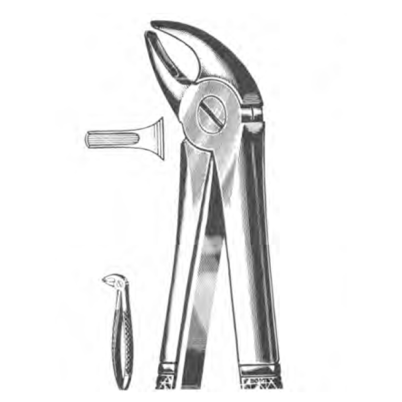 Щипцы №38 для удаления нижних молочных резцов