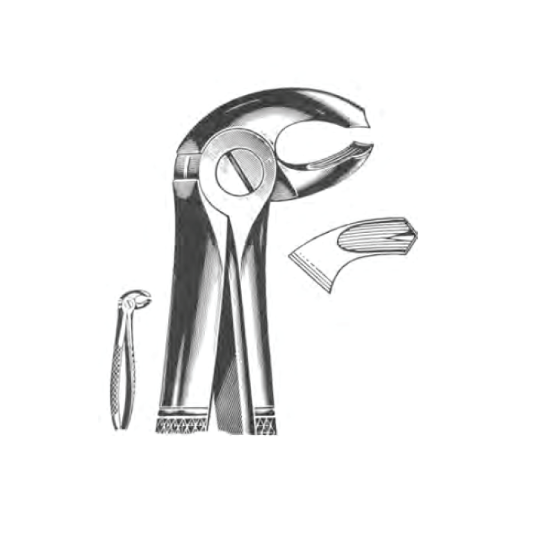 Щипцы №23 для удаления правых моляров нижней челюсти
