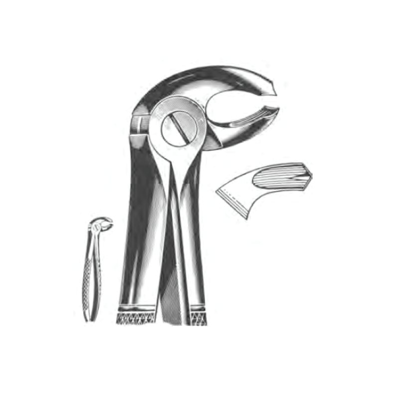 Щипцы №23 для удаления правых моляров нижней челюсти