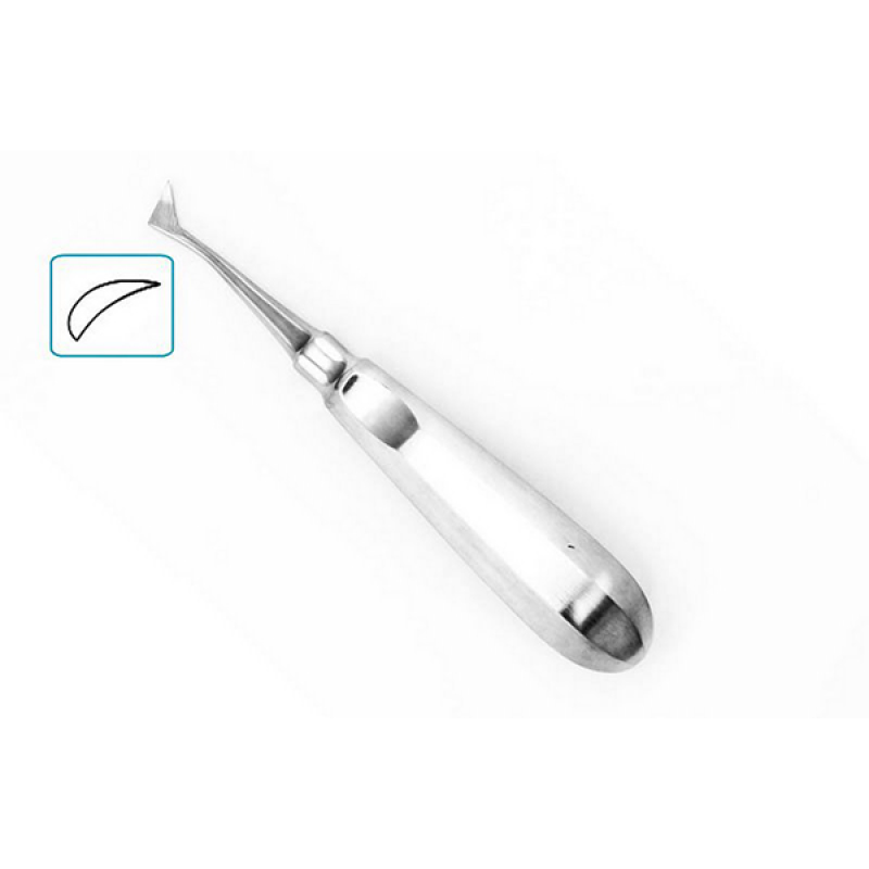 Элеватор зубной угловой правый флажок (120 градусов)