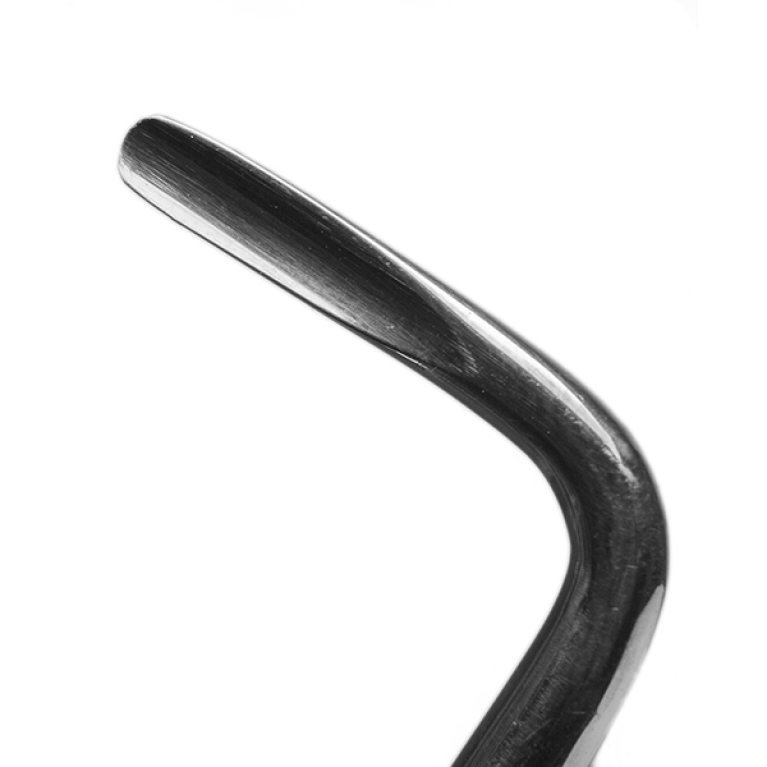 Элеватор зубной с двойным изгибом левый, круглый кончик