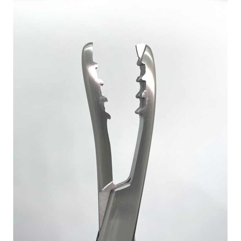 Щипцы для удаления секвестра Bircher-Ganske 200 мм изогнутые