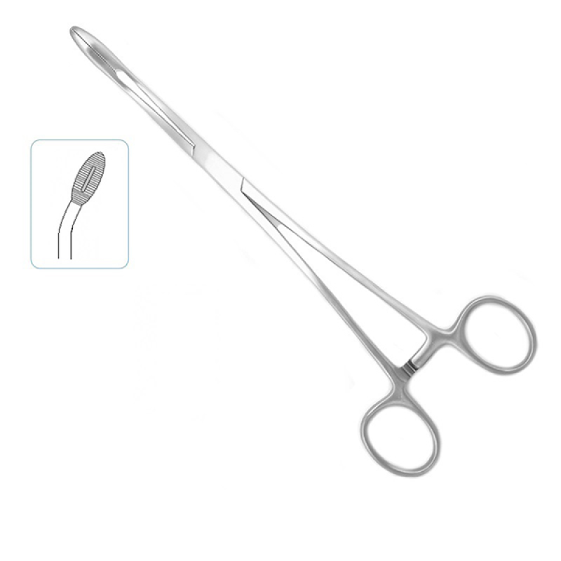 Корнцанг изогнутый 260 мм