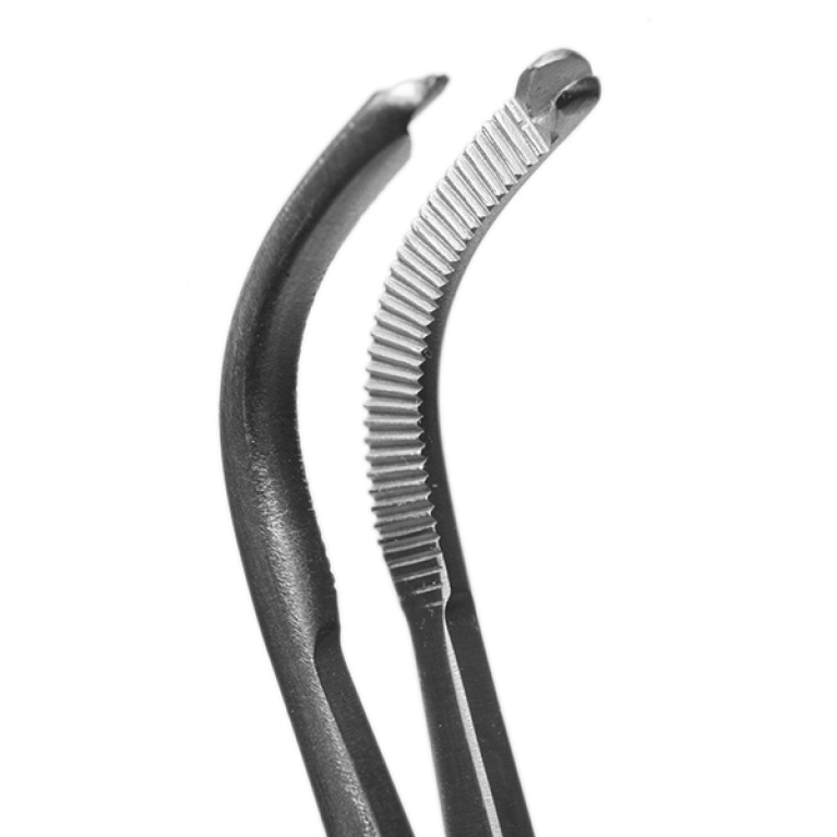 Зажим Микулича для прикрепления белья к брюшине 195 мм