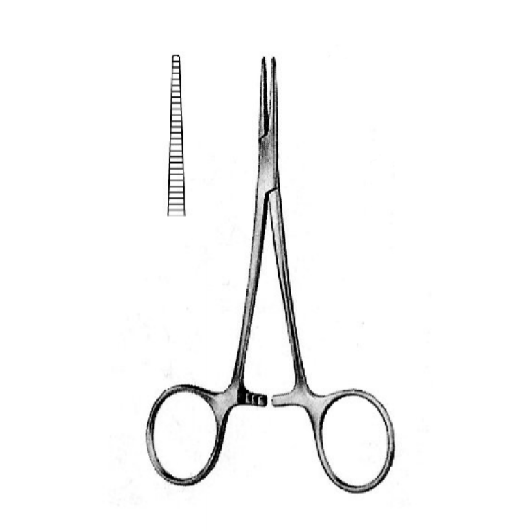 Зажим Москит прямой 100 мм микрохирургический