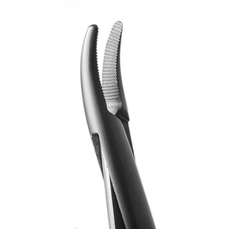 Зажим Москит сосудистый изогнутый, 160 мм